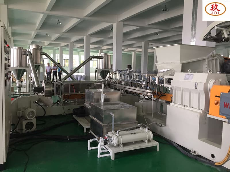 PVC cable materials twin stage granulator